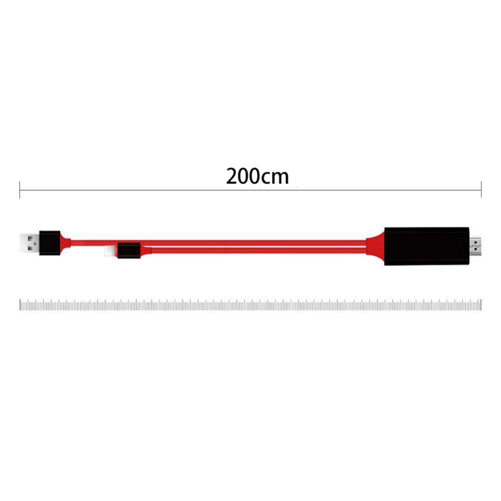 Type-C to HDMI 3-in-1 Projection Cable