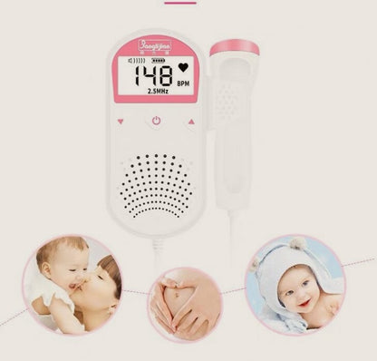 Fetal Heart Rate Monitor: Home Pregnancy Baby Sound Detector