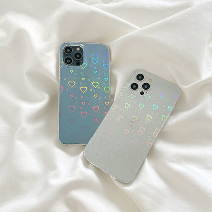 Laser Colorful Double-Sided Silicone Phone Case