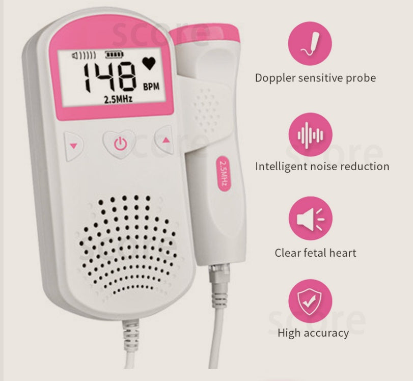 Fetal Heart Rate Monitor: Home Pregnancy Baby Sound Detector