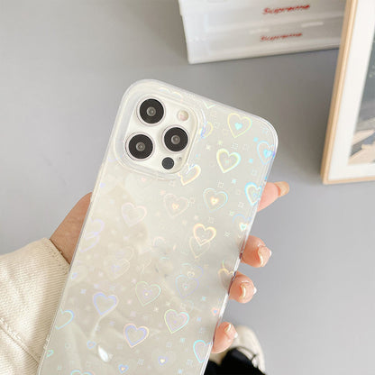 Laser Colorful Double-Sided Silicone Phone Case