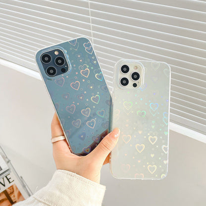 Laser Colorful Double-Sided Silicone Phone Case