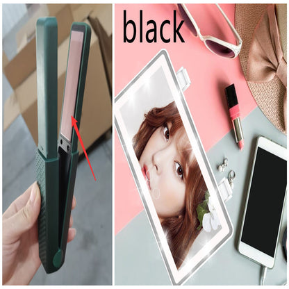 Cordless USB Hair Straightener & Curler