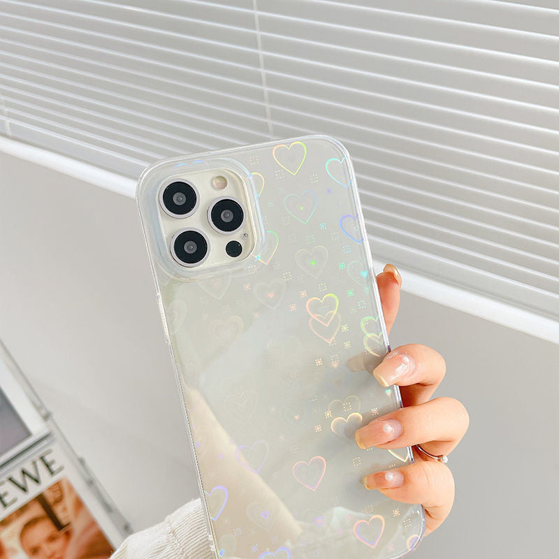 Laser Colorful Double-Sided Silicone Phone Case