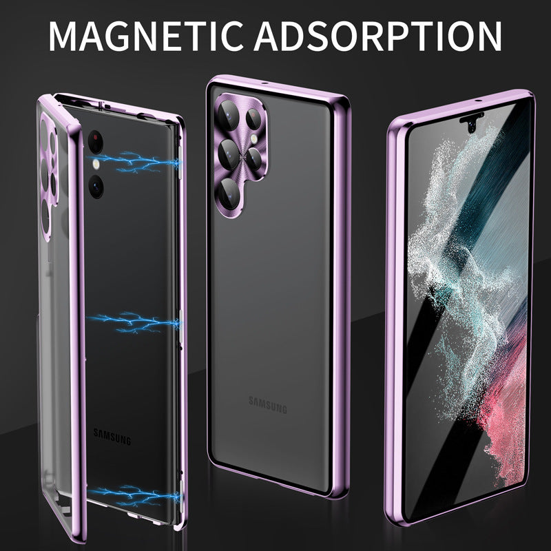 S24Ultra Peep-proof Magnetic Mirror Case