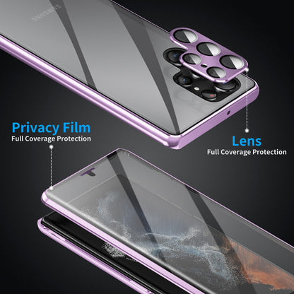 S24Ultra Peep-proof Magnetic Mirror Case