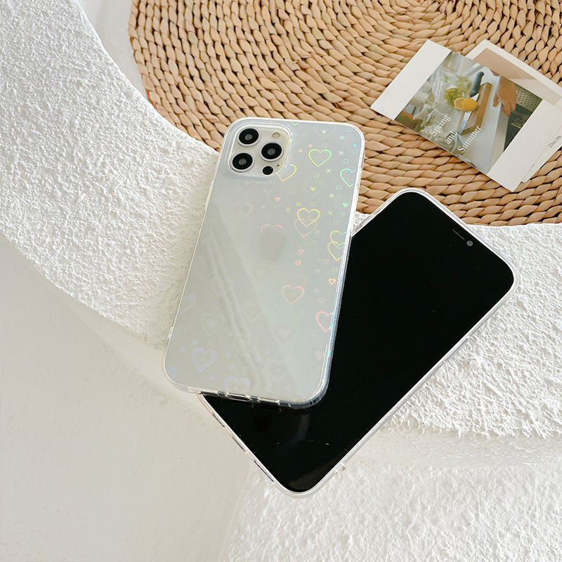 Laser Colorful Double-Sided Silicone Phone Case