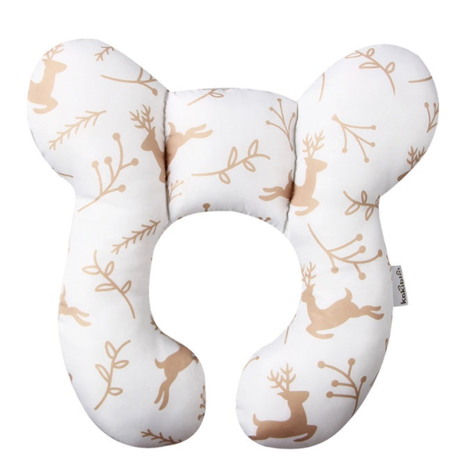 U-Shaped Infant Pillow for Baby Bed, Safety Seat, Neck Guard, Stroller